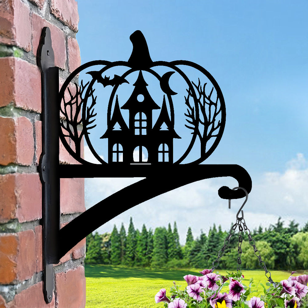 Pumpkin Castle Metal Hanging Bracket Plant Stand – Beckymetal.com