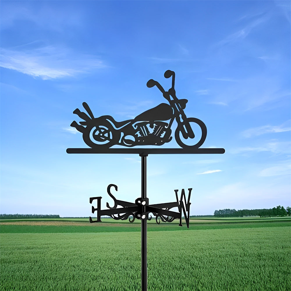 Motorcycle Stainless Steel Weathervane