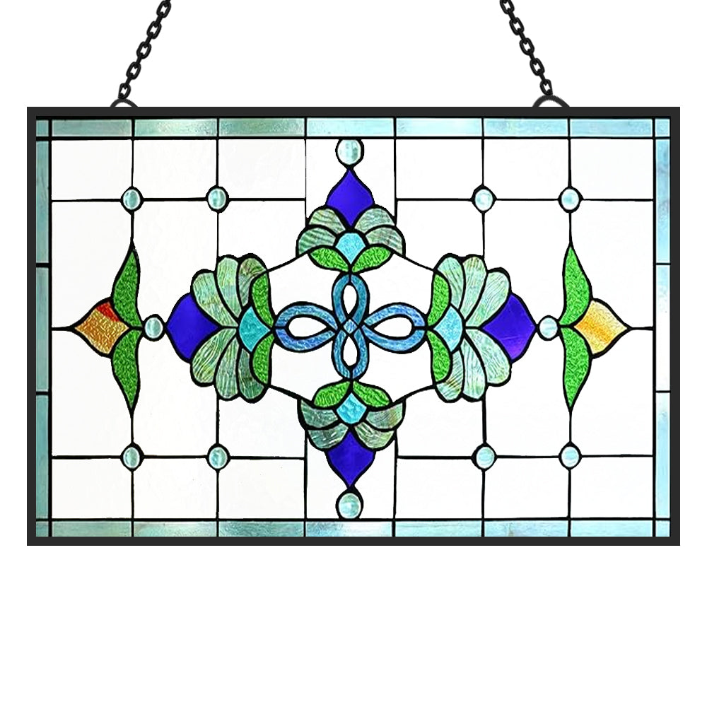 Tiffany Style Sun Catcher Decoration Stained Glass Window Hanging