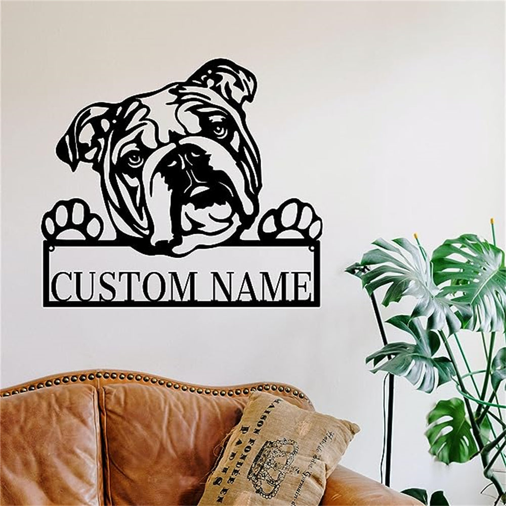 Bulldog Metal Stamp  English Bulldog Dog Breed Jewelry Stamp – Stamp Yours