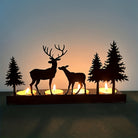 Elk Candle Holder Metal Decorative