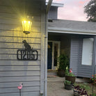 Labrador Home Number Monogram Address Metal Sign Custom