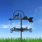 Lone Wolf Stainless Steel Weathervane