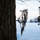 Woodpeckers Tree Decorations Outdoor Metal Garden Art