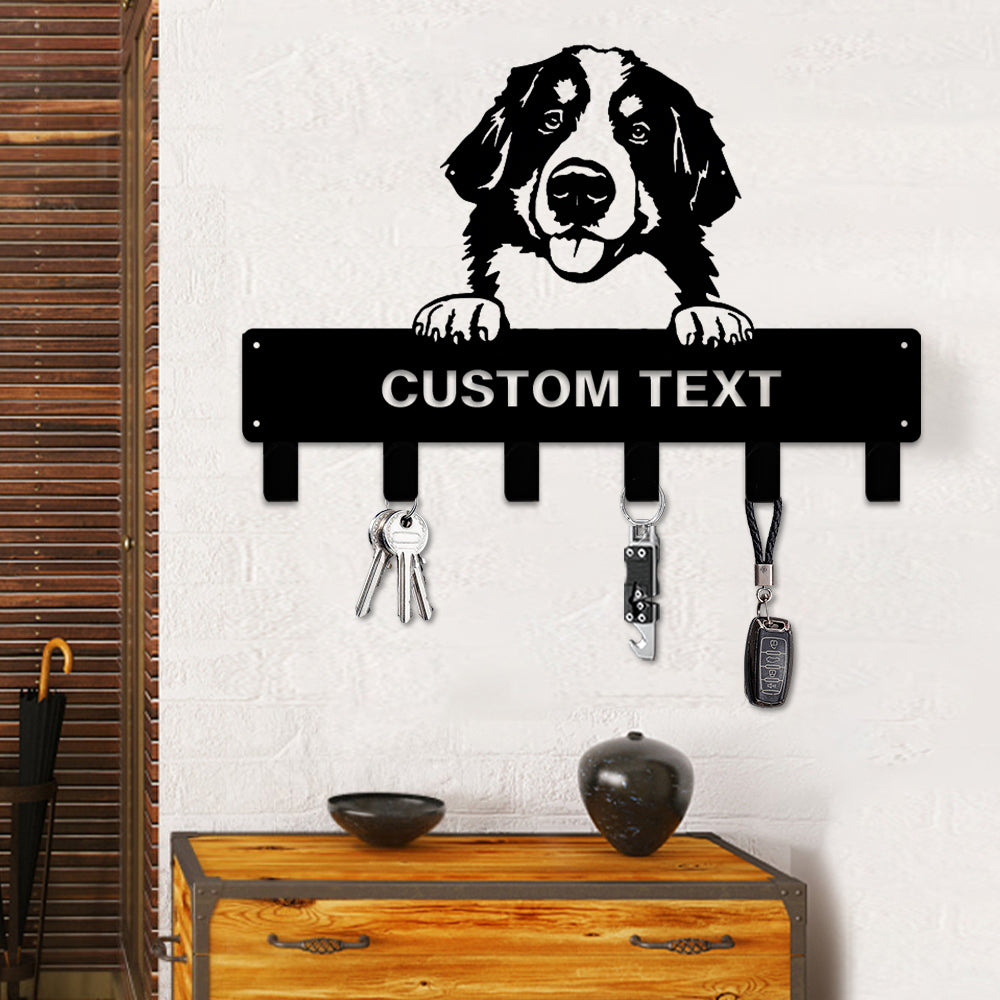 Bernese Mountain Dog Custom Metal Key Holder – Beckymetal.com