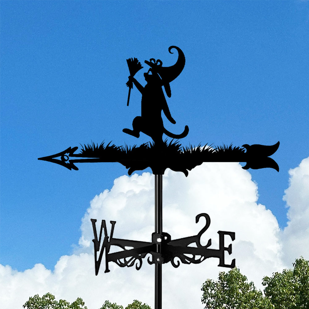 Funny Black Cat Halloween Stainless Steel Weathervane – Beckymetal.com