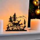 Metal Elk Candle Holder Metal Decorative