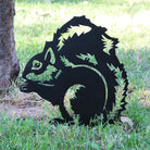 Squirrel Black Metal Animal Silhouette