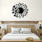 Sun Flower Metal Wall Art Decoration