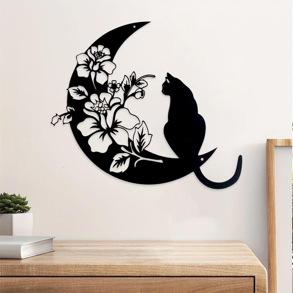 Semisky Black Cat Metal Wall Art – Beckymetal.com