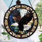 Eagle Sun Catcher Decoration Stained Glass Window Hanging