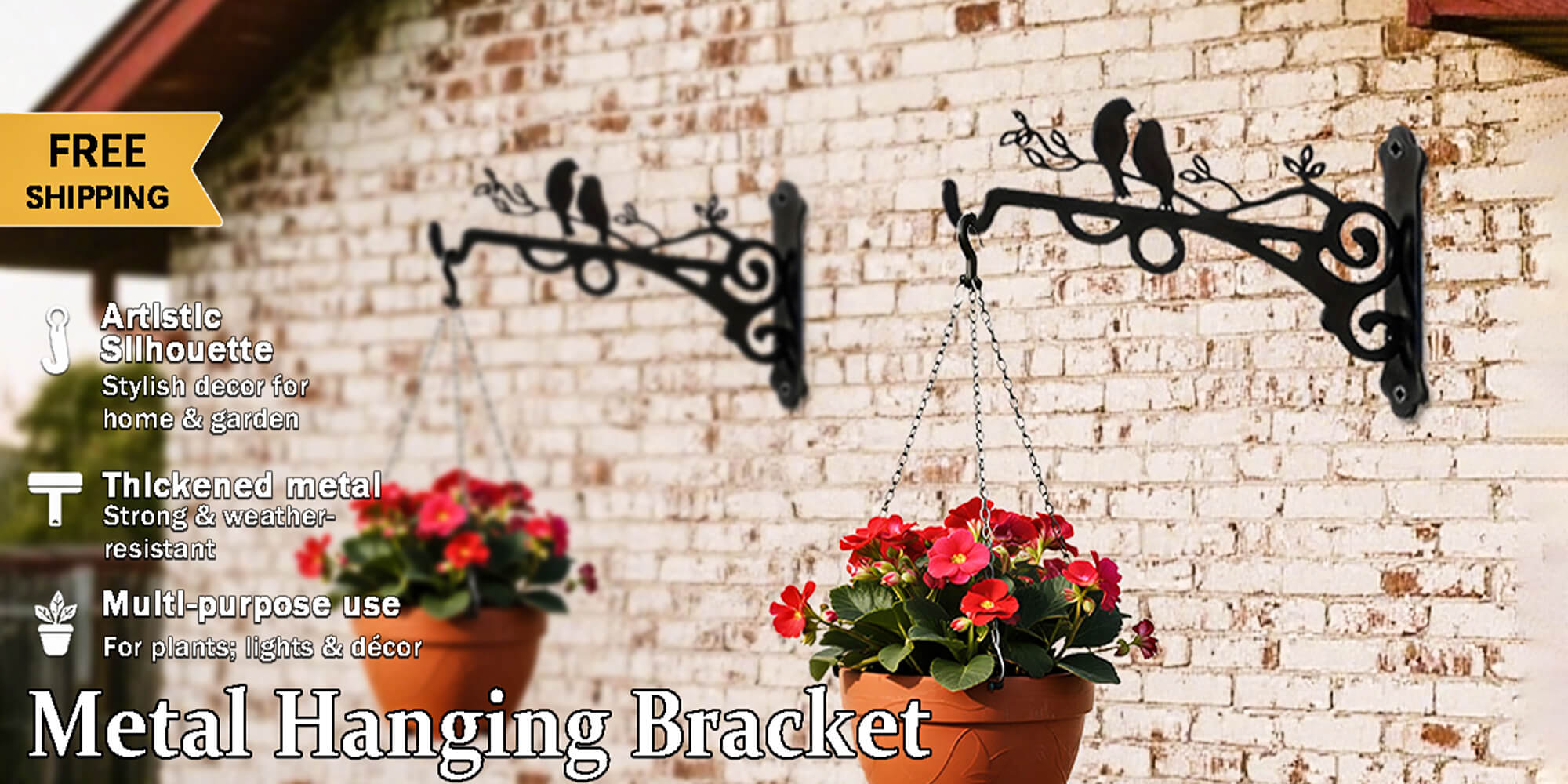 Metal Hanging Bracket Collections Christmas