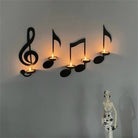 Music Note Candle Holder