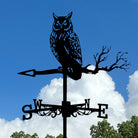 Owl Stainless Steel Weathervane