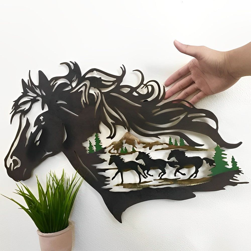 Horse Spirit Metal Wall Art